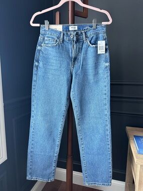 KENSIE JEANS The Mila Light Blue High Rise Straight-Leg Jeans - 0/25